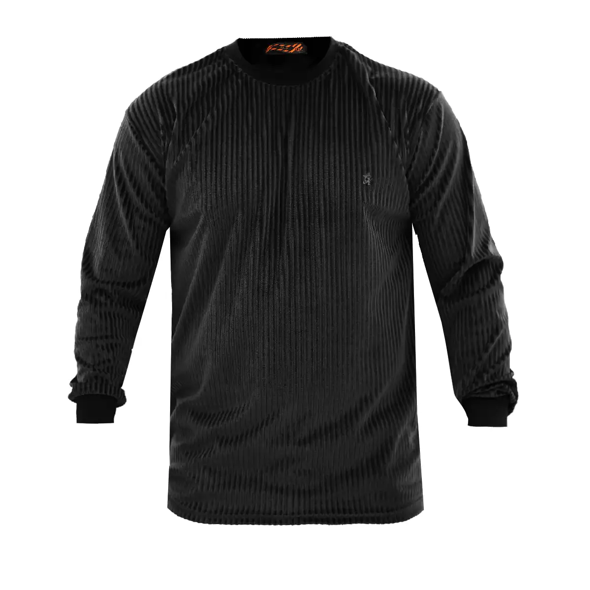 تیشرت آستین بلند مشکی مردانه مدل Behrouz