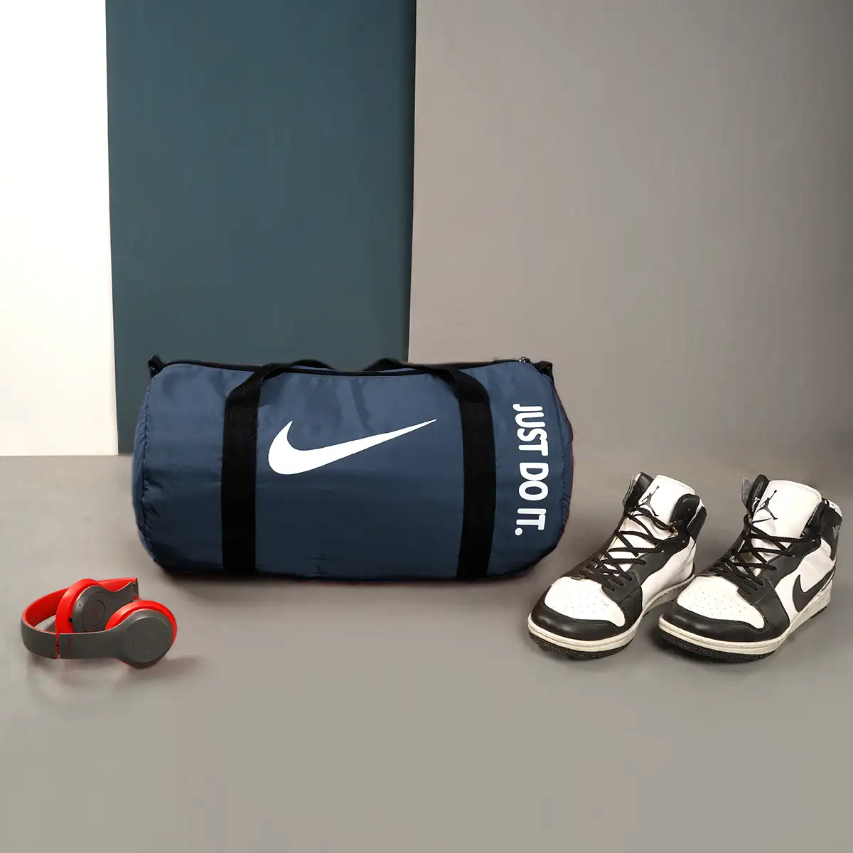 کیف ورزشی نایک سرمه ای مدل jenga