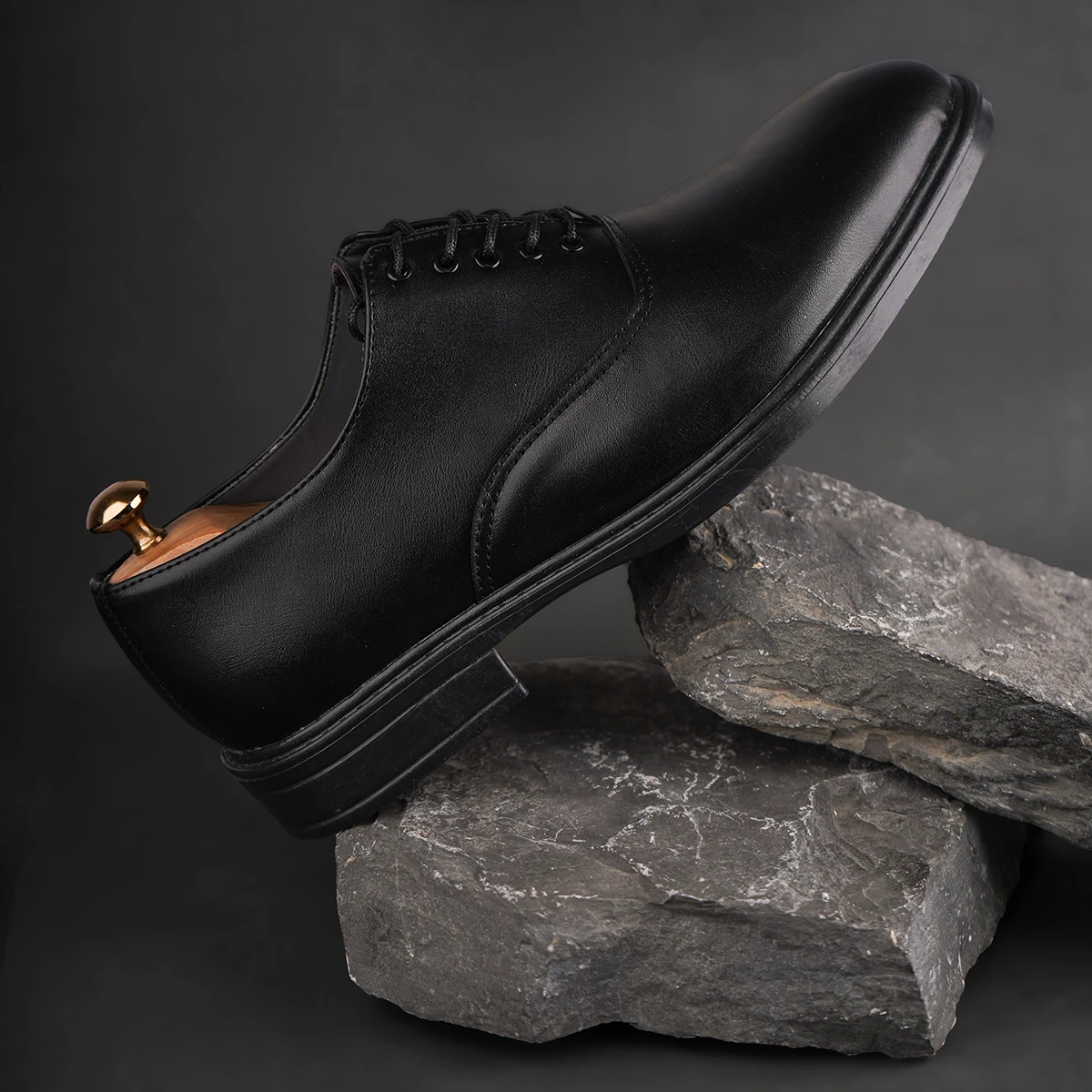 کفش رسمی مردانه مشکی مدل Ravak