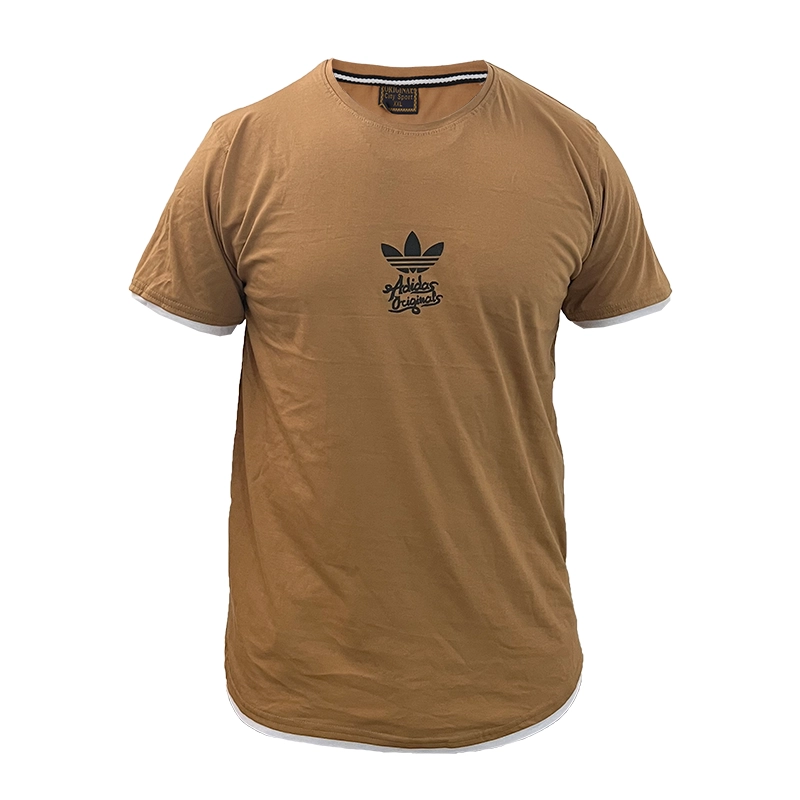 تیشرت مردانه Adidas خردلی مدل T60