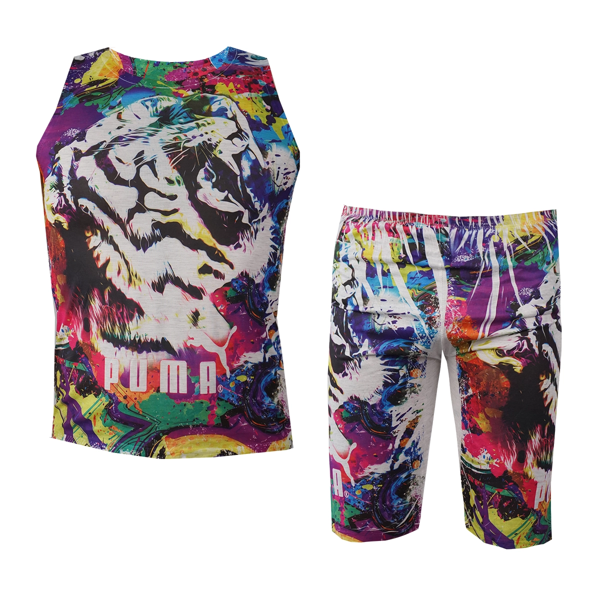 ست رکابی شلوارک مردانه طرح پوما