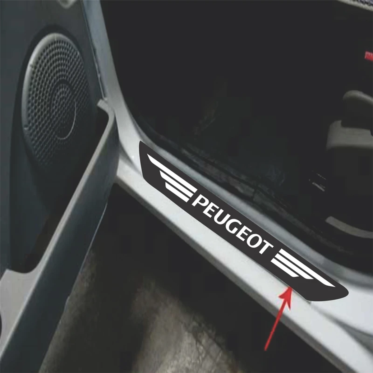 برچسب پارکابی خودرو ( 2 عددی )