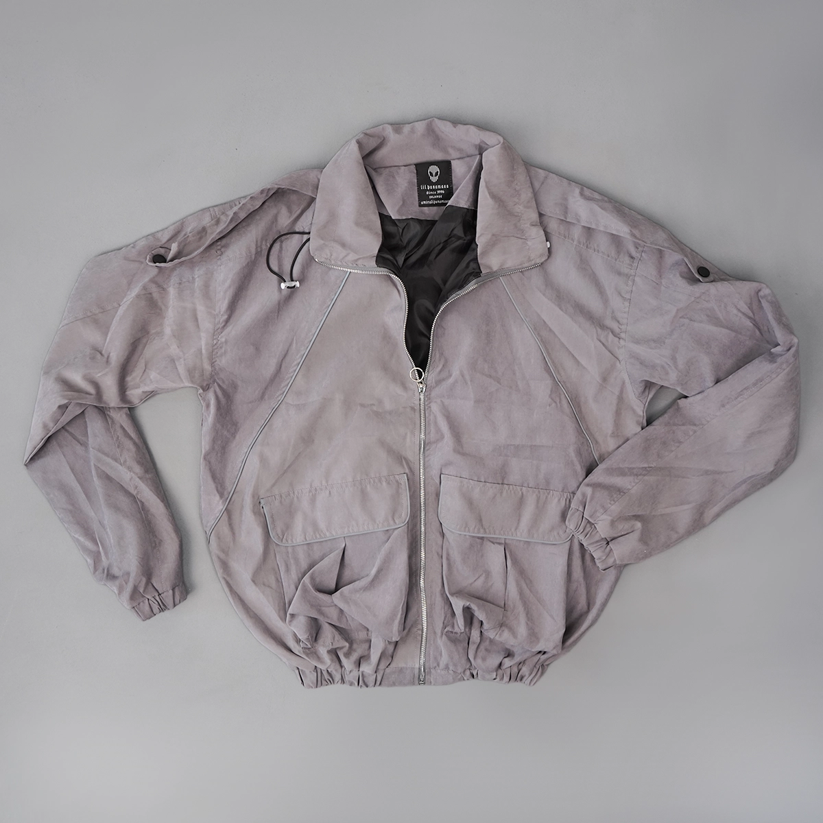 کاپشن میکرو طوسی مردانه مدل Panama