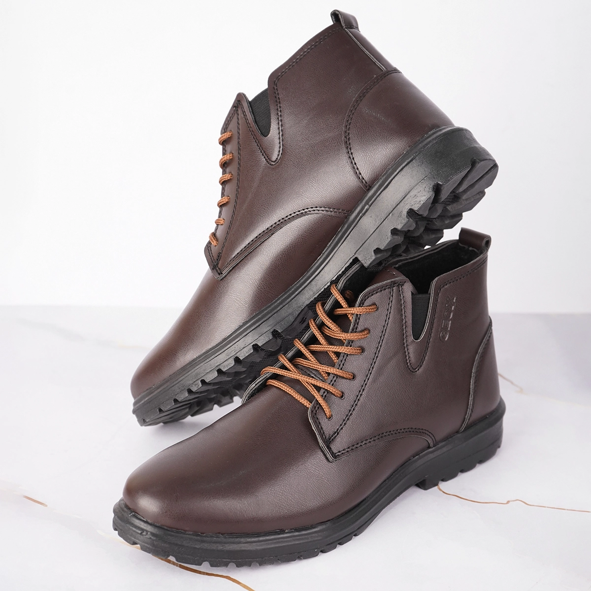 نیم بوت مردانه قهوه ای مدل GEOX