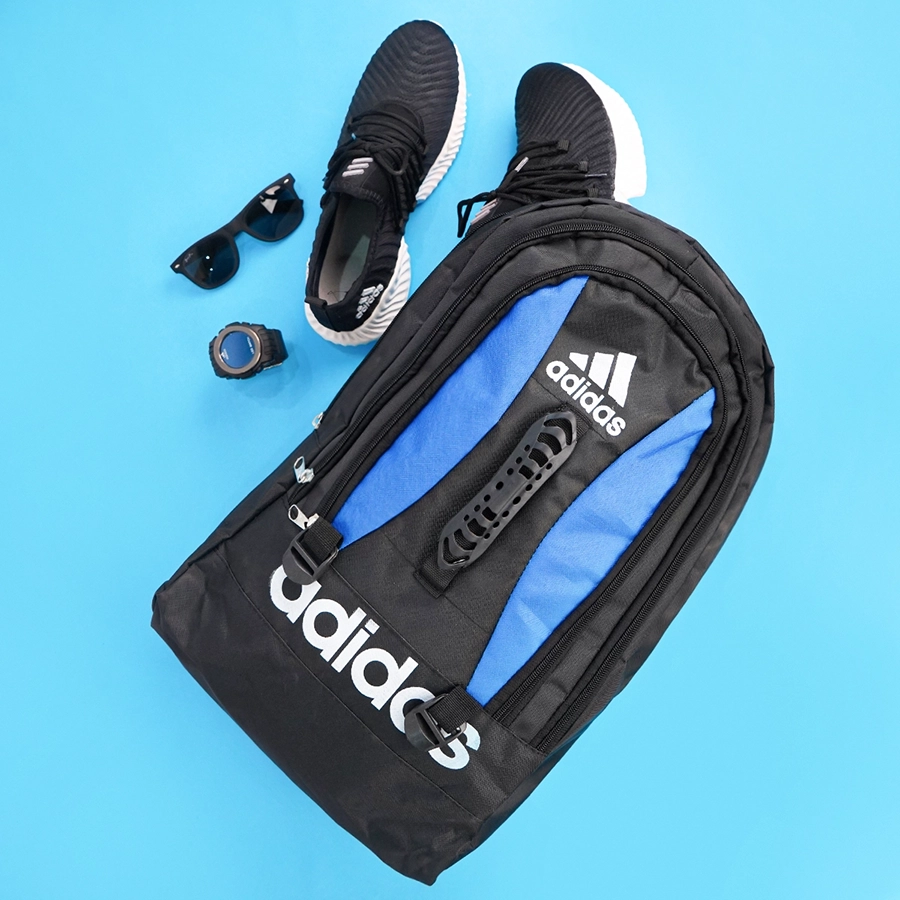 کوله پشتی مشکی آبی Adidas مدل Ronix