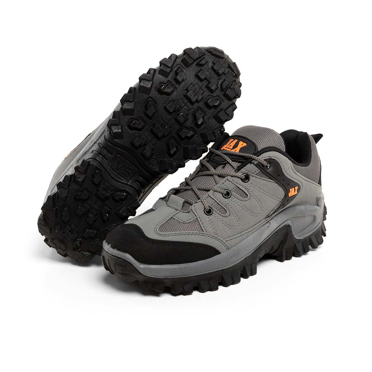 کفش بدون ساق مردانه طوسی مدل JAX