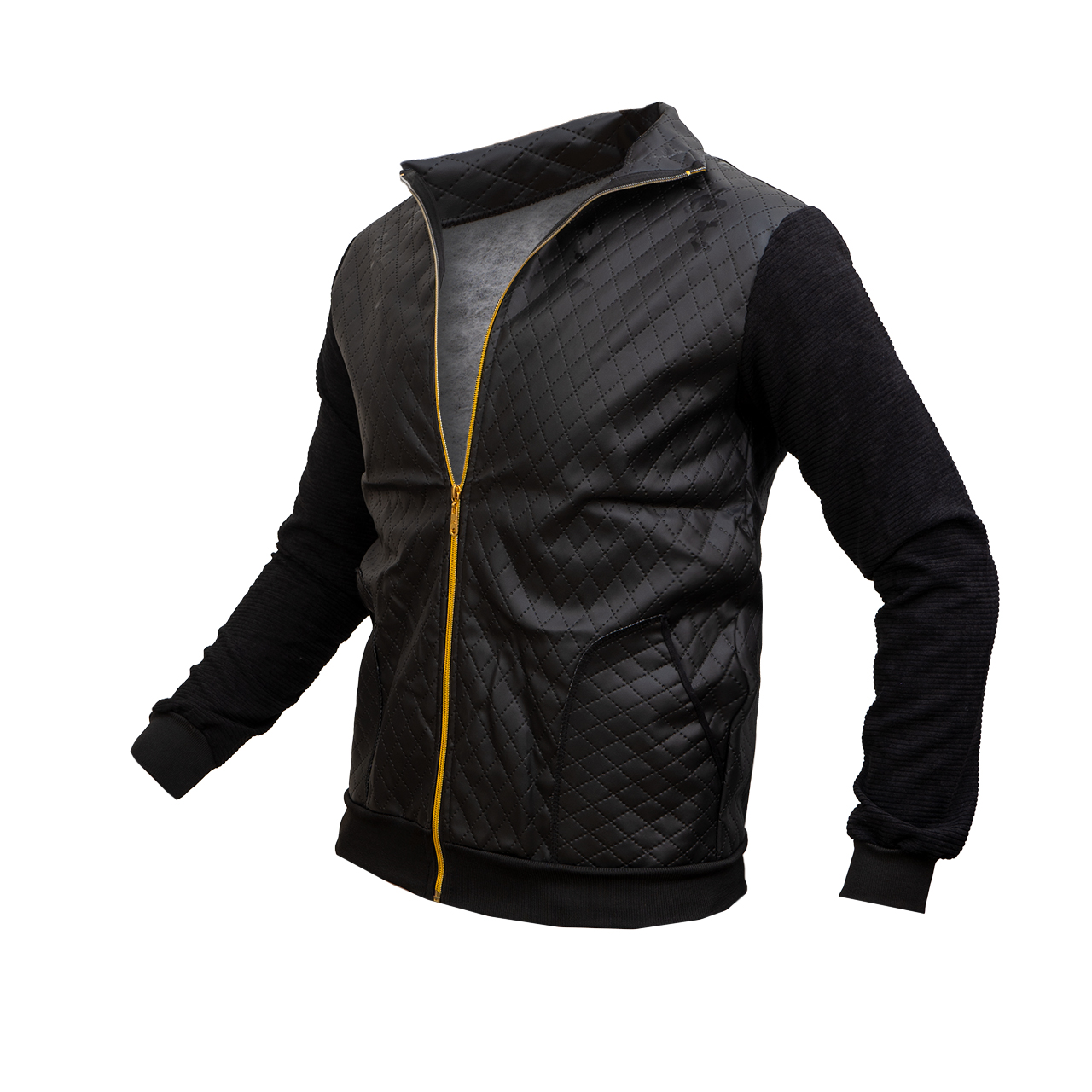 کاپشن چرم مردانه مدل TIVAN