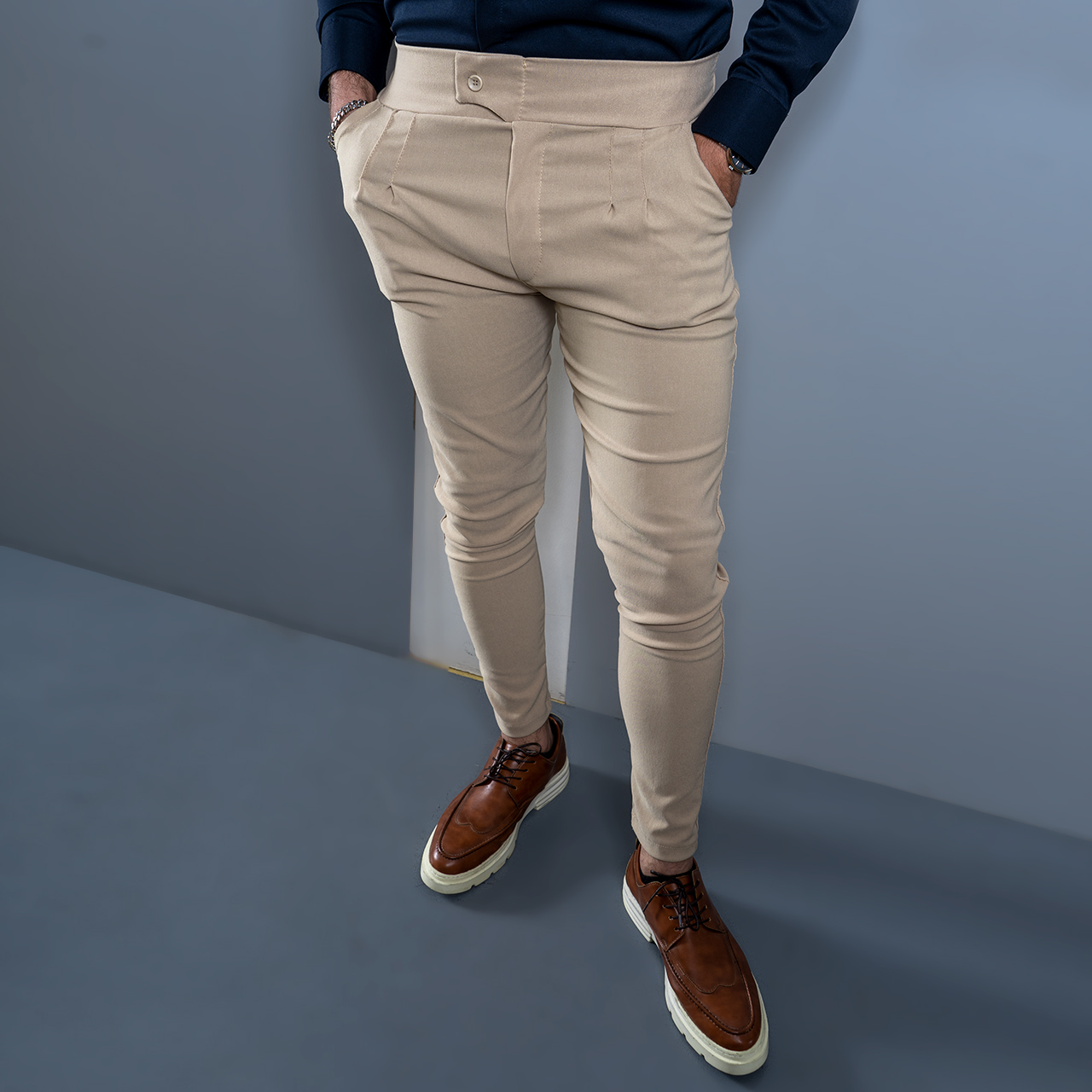 شلوار اسلش مردانه ARIF (کرم )