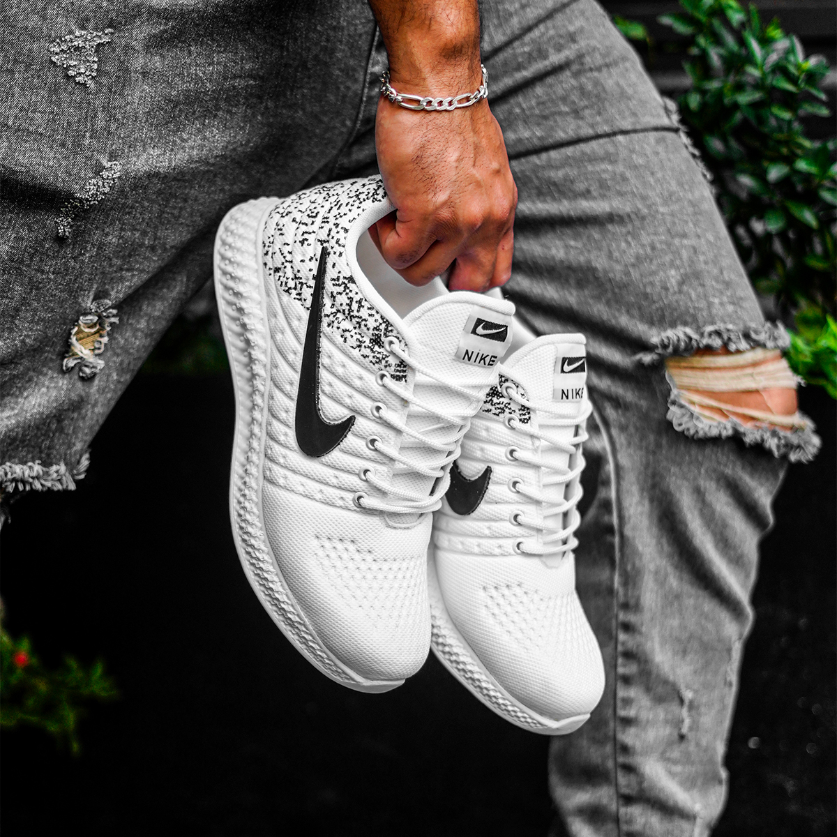 کفش ورزشی Nike مردانه سفید مدل Ganava