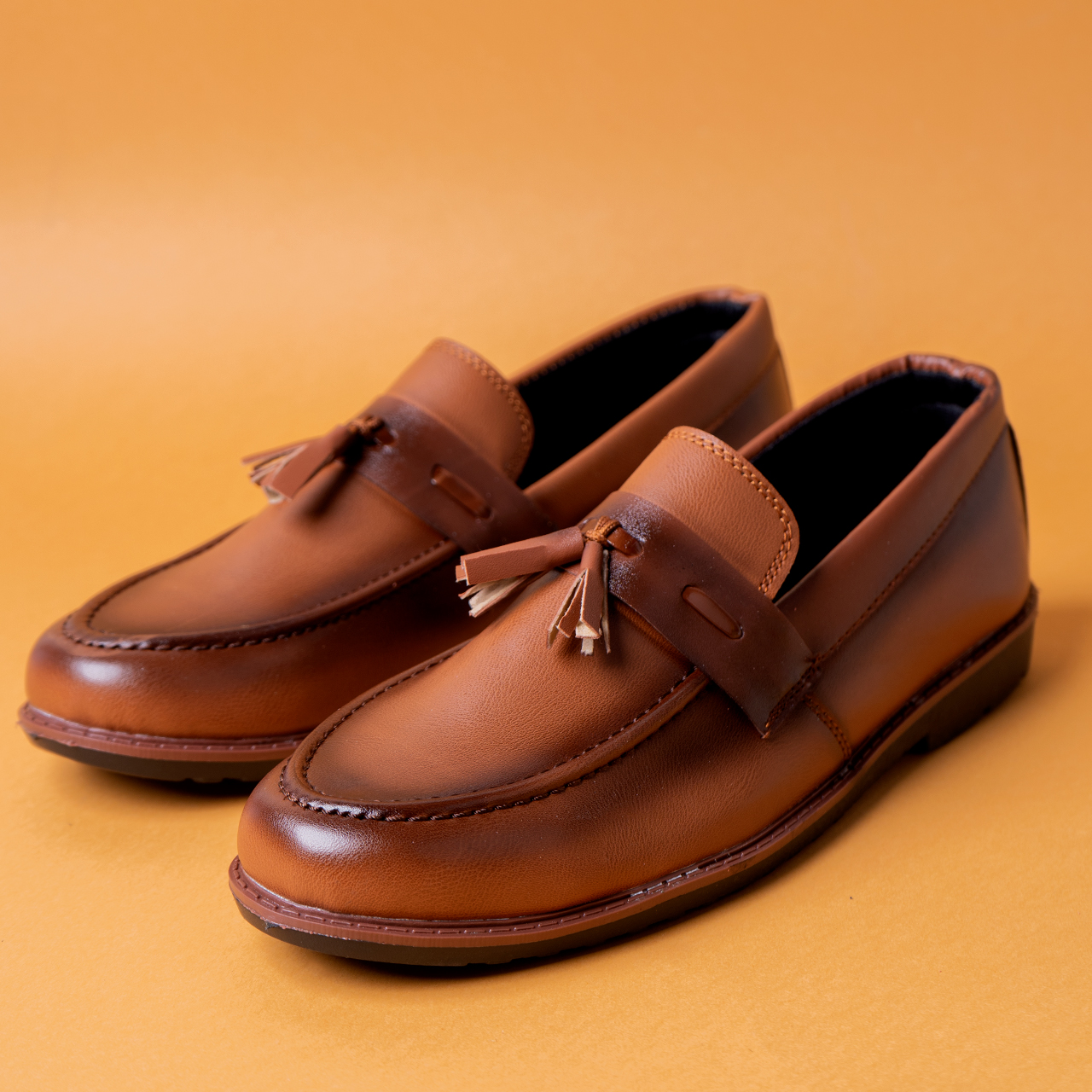 کفش کالج قهوه ای مردانه مدل Pobon