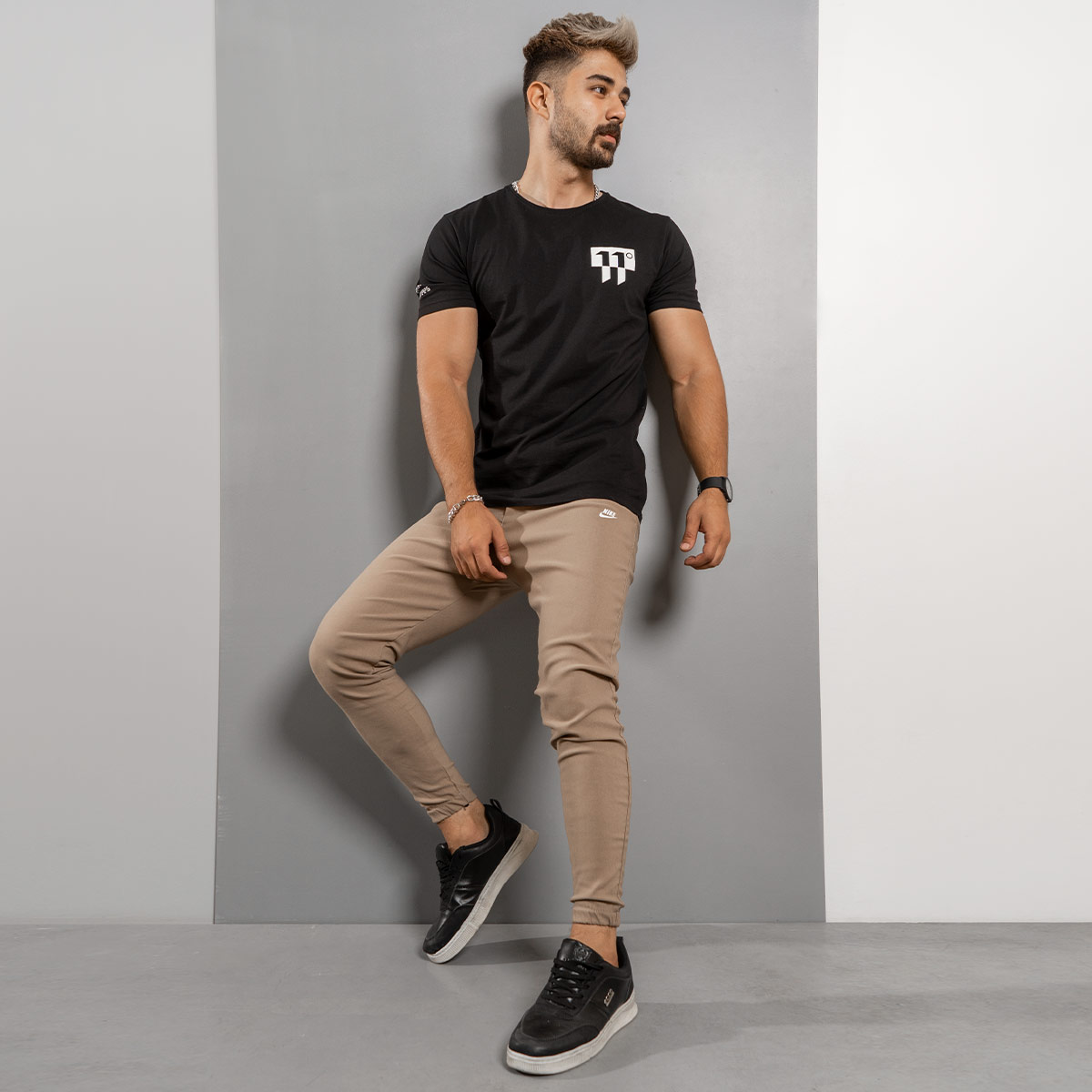 شلوار اسلش Nike کرم مردانه مدلLango