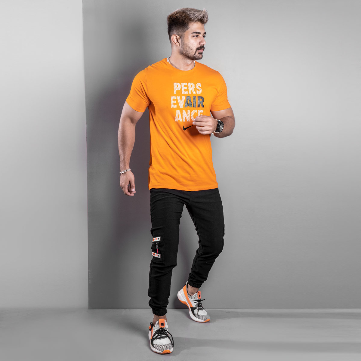 شلوار اسلش مردانه مشکی مدل Labro(T)