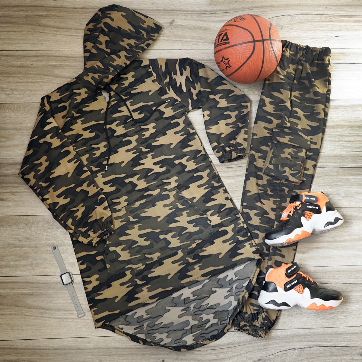 ست سوئیشرت شلوارچیریکی دخترانه مدلAfsane