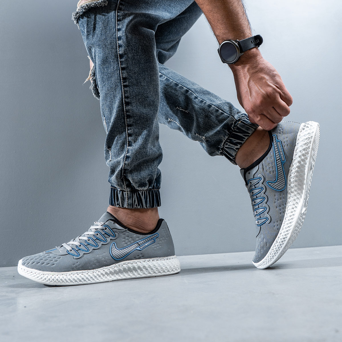 کفش ورزشی Nikeمردانه طوسی مدل onil