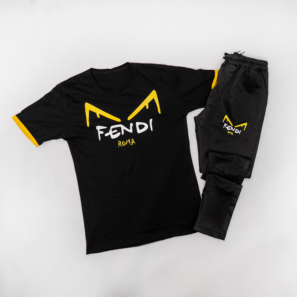 ست تیشرت شلوارFendi مردانه مدل Kiara