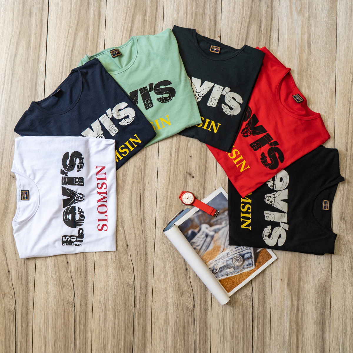 تیشرت Levis مردانه سفید مدل Tanim