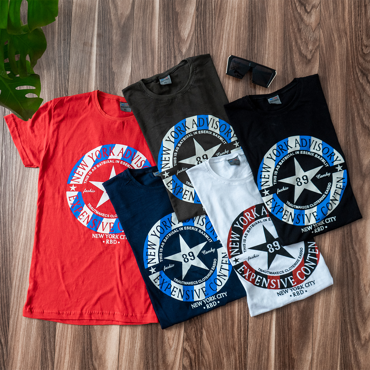 تیشرت مردانه سفیدAdvisory مدل E89