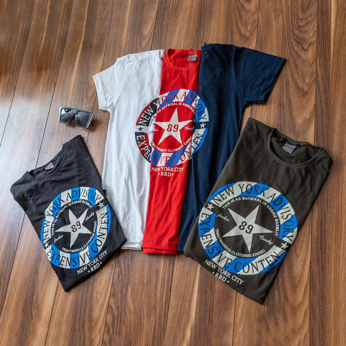 تیشرت مردانه سبز Advisory مدل E89(T)